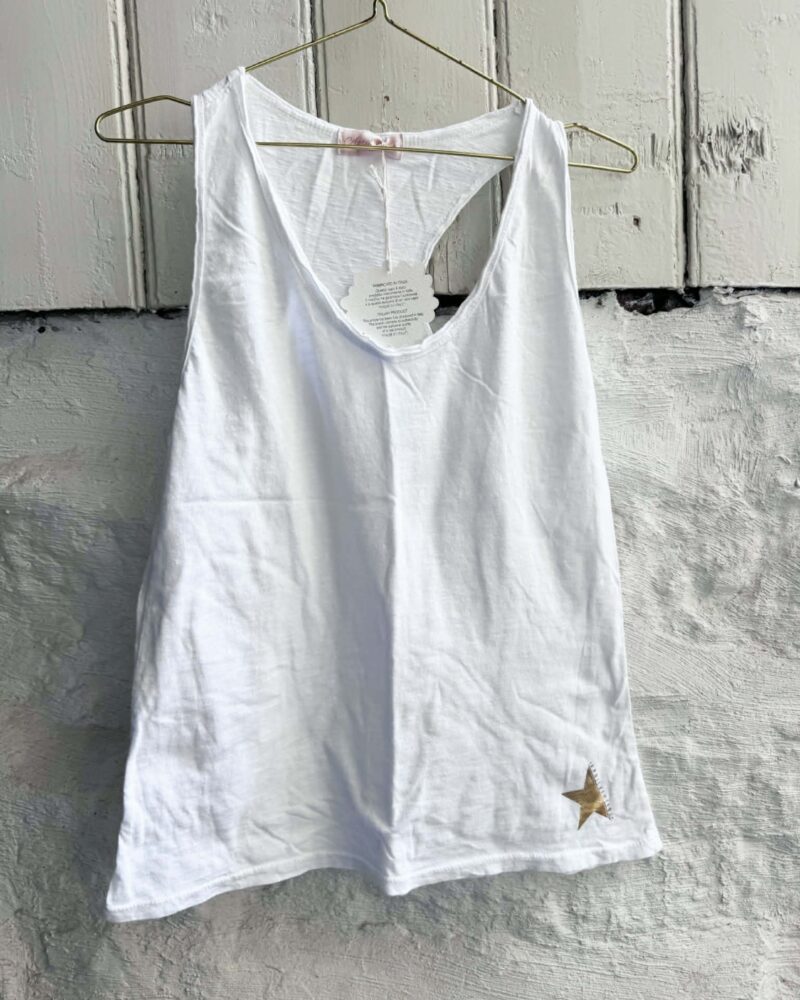 IBC Collection Star Singlet White