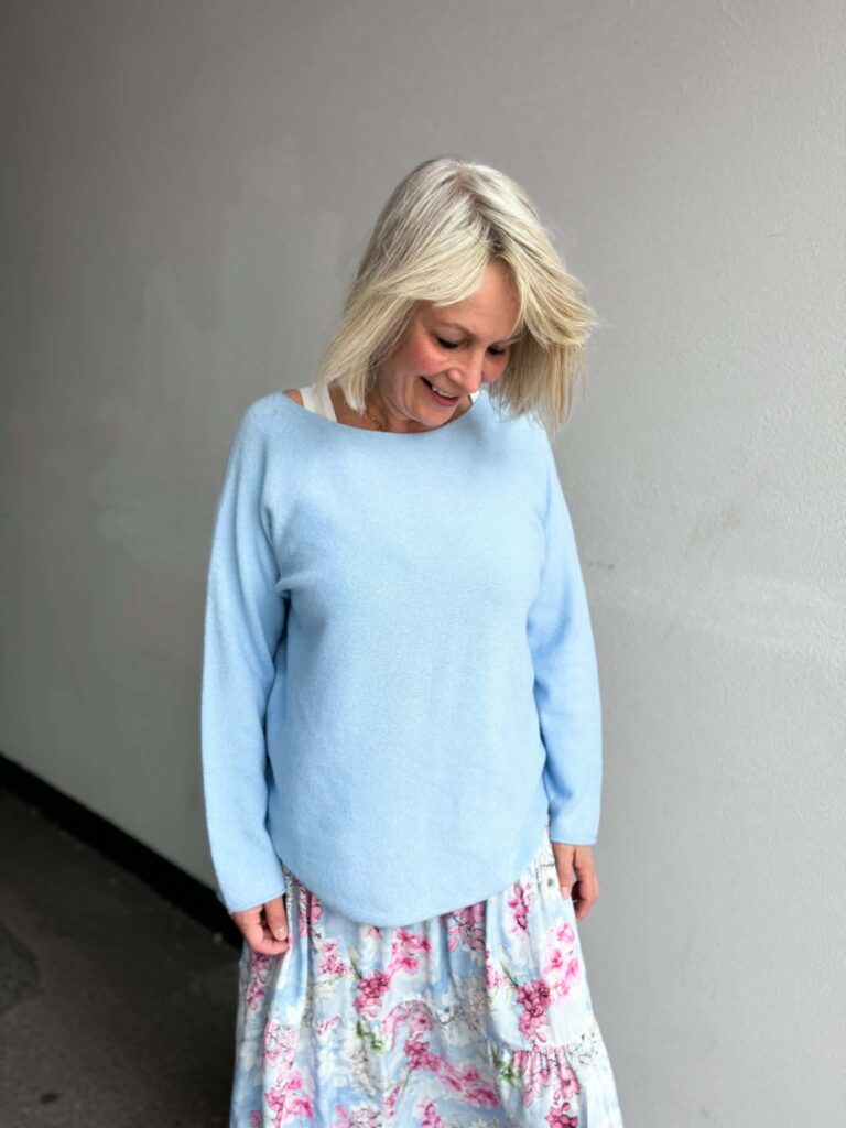 Marta Du Chateau Dagmar Knit Celeste