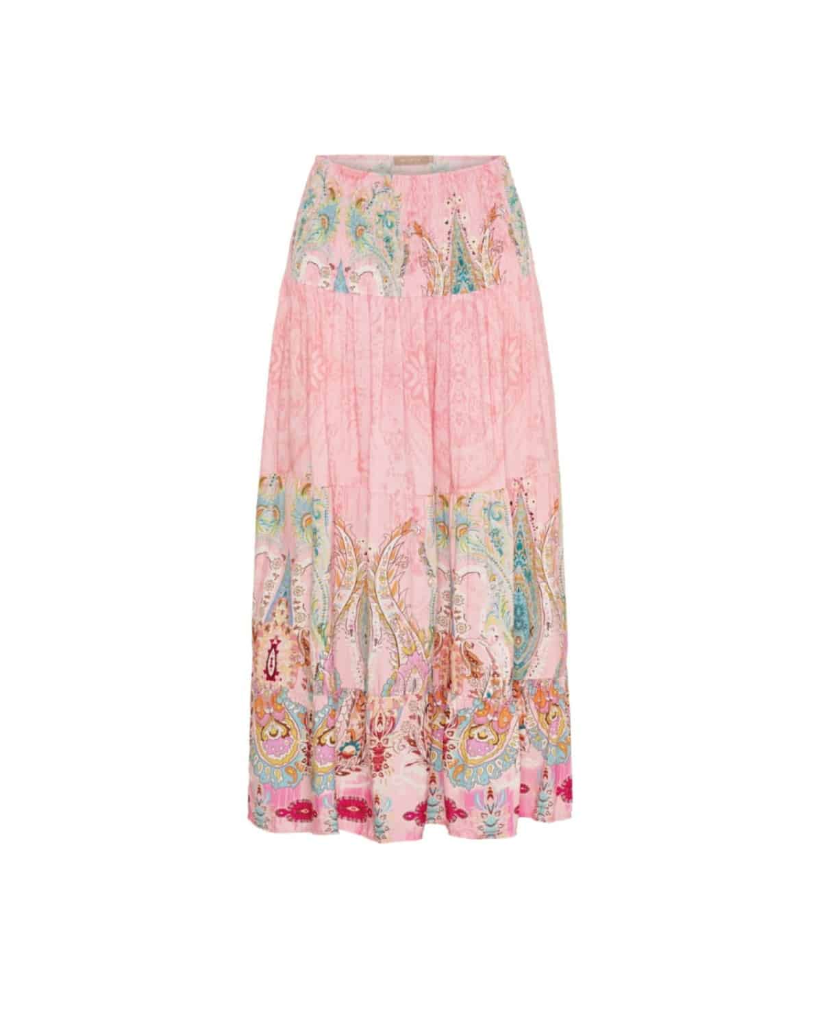 Marta Du Chateau Princess Skirt Pink Multi