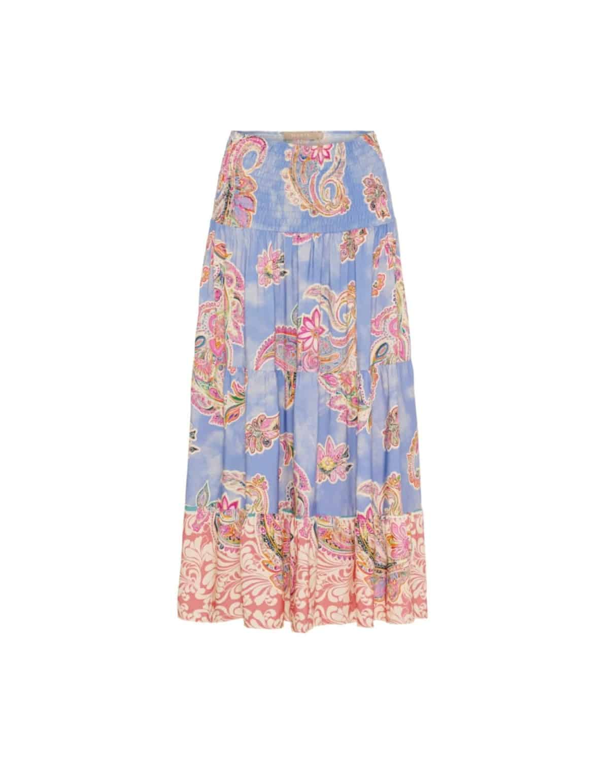 Marta Du Chateau Princess Skirt Blue Mix
