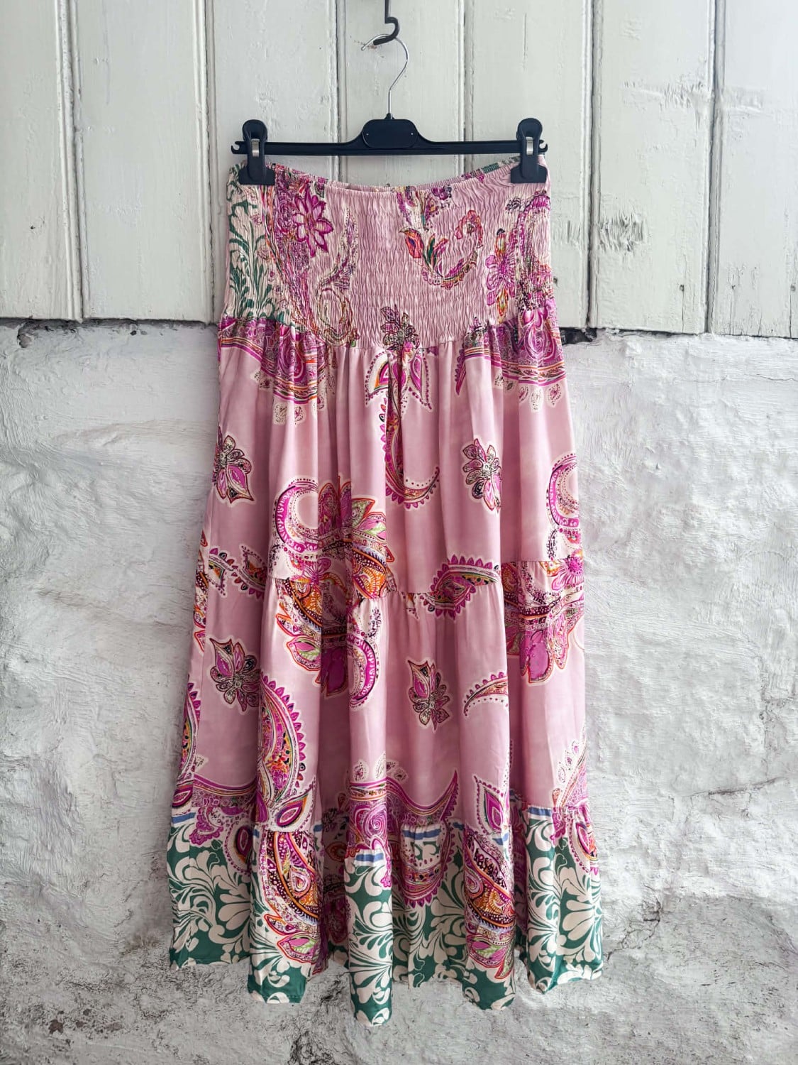 Marta Du Chateau Princess Skirt Pink Paisley