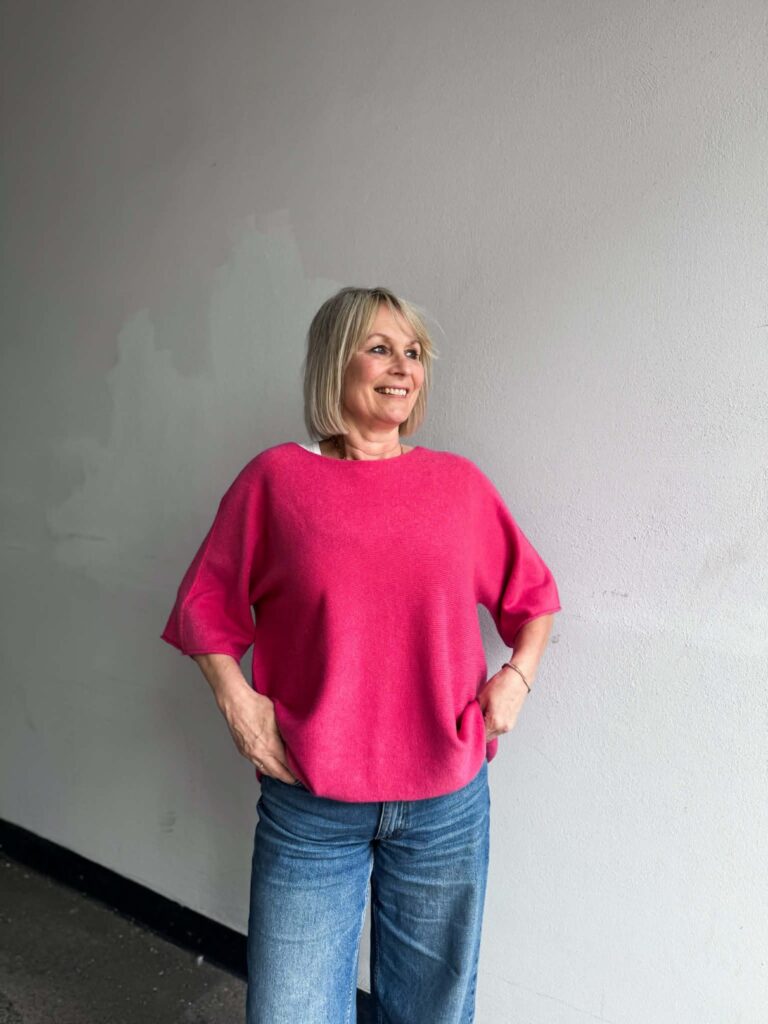 Marta Du Chateau Sia Knit Rasberry