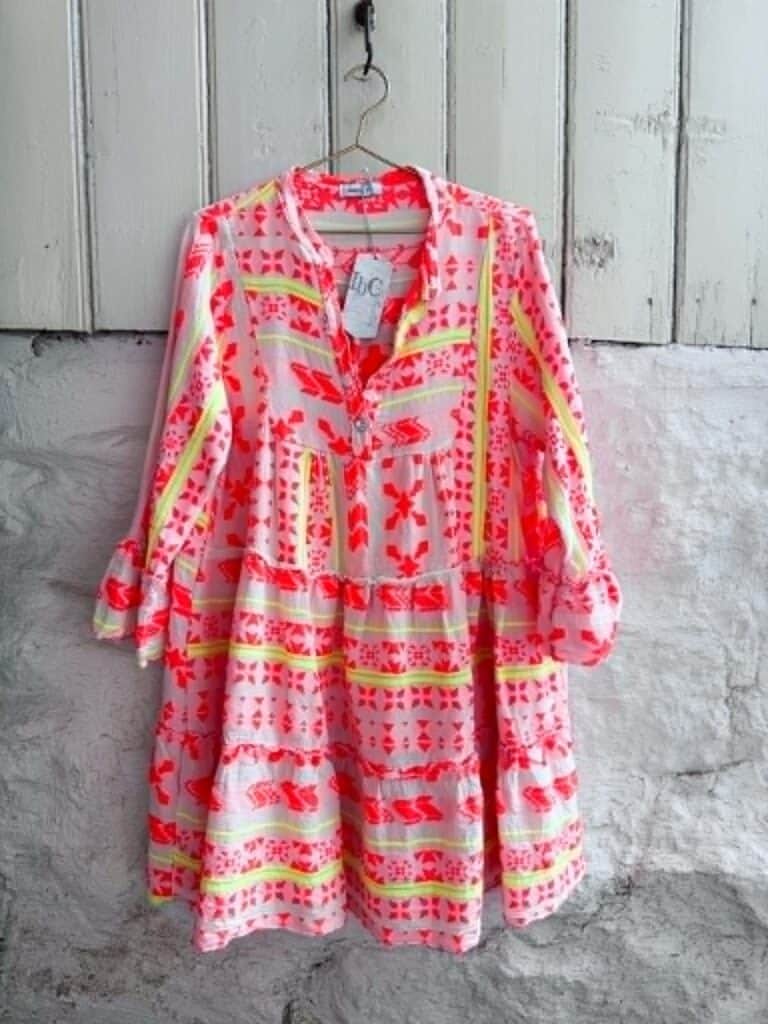 Ibc Collection Boho Dress Orange