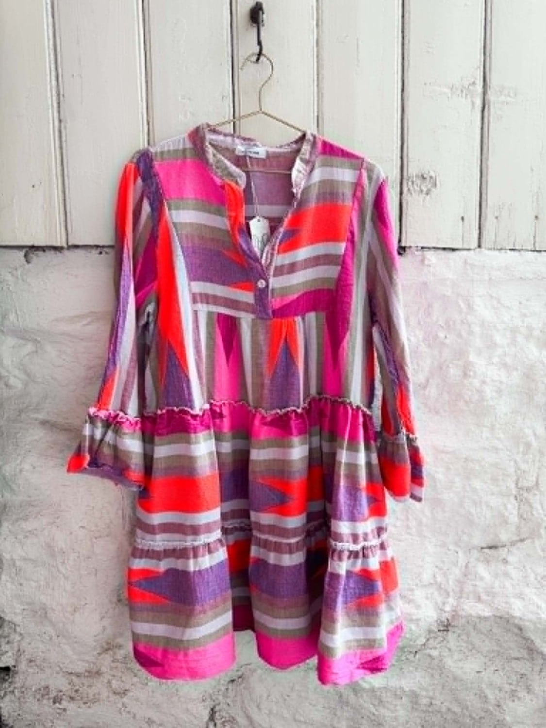 Ibc Collection Sam Boho Tunik Pink/Purple