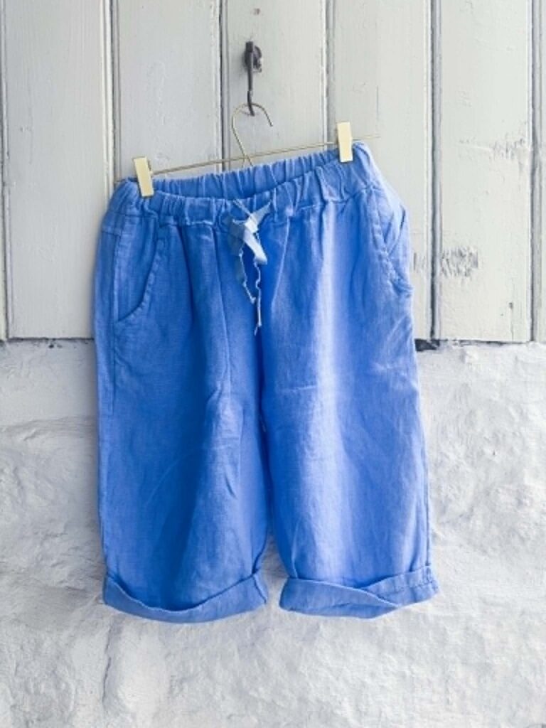 IBC Collection Sarah Star Shorts Sky Blue