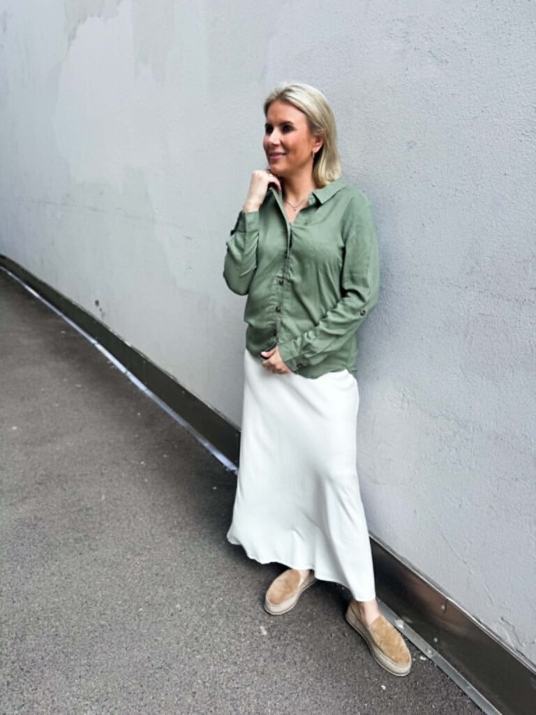 JDY Laurel Life Shirt Sea Spray