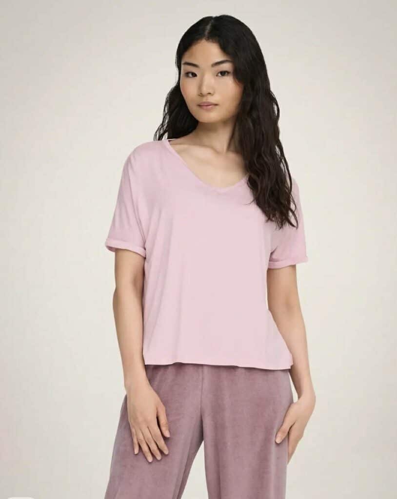 JDY Sissy V-- Neck Top Lilac