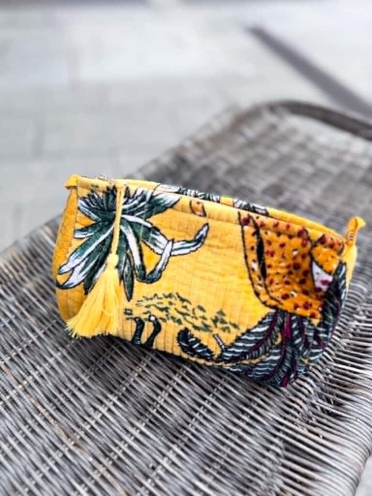 Jeu Blanc Toalettmappe Medium Yellow