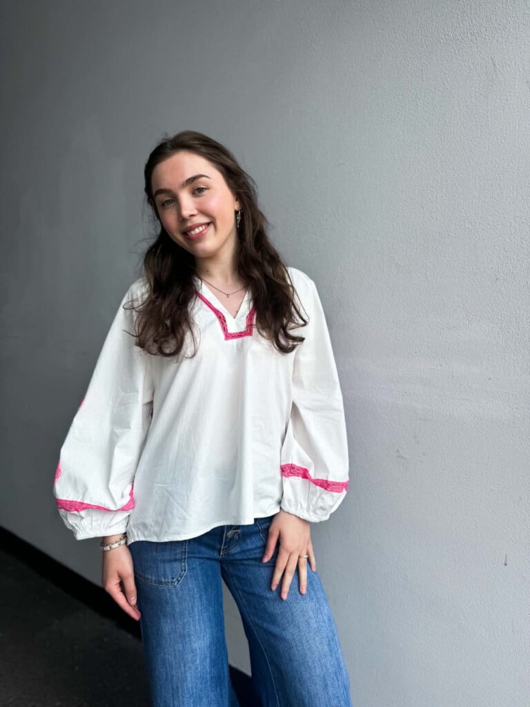 Qnuz Boheme Cotten Shirt Embrodery