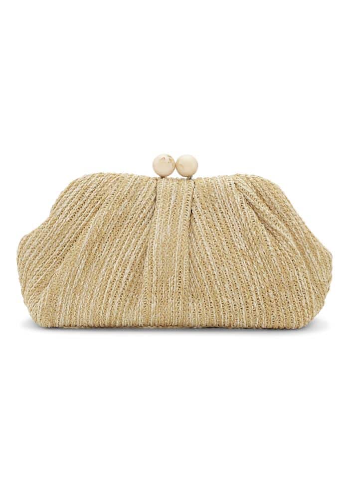 Sui Ava Saint Tropez Clutch Beige