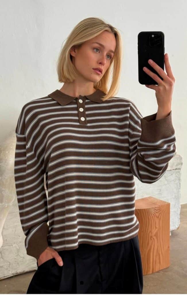 Boii Adanne Stripe Blue/Brown