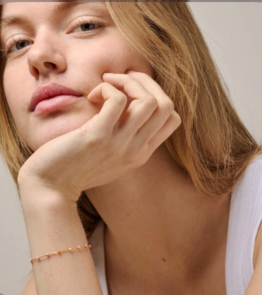 Enamel Lola Bracelet Blush