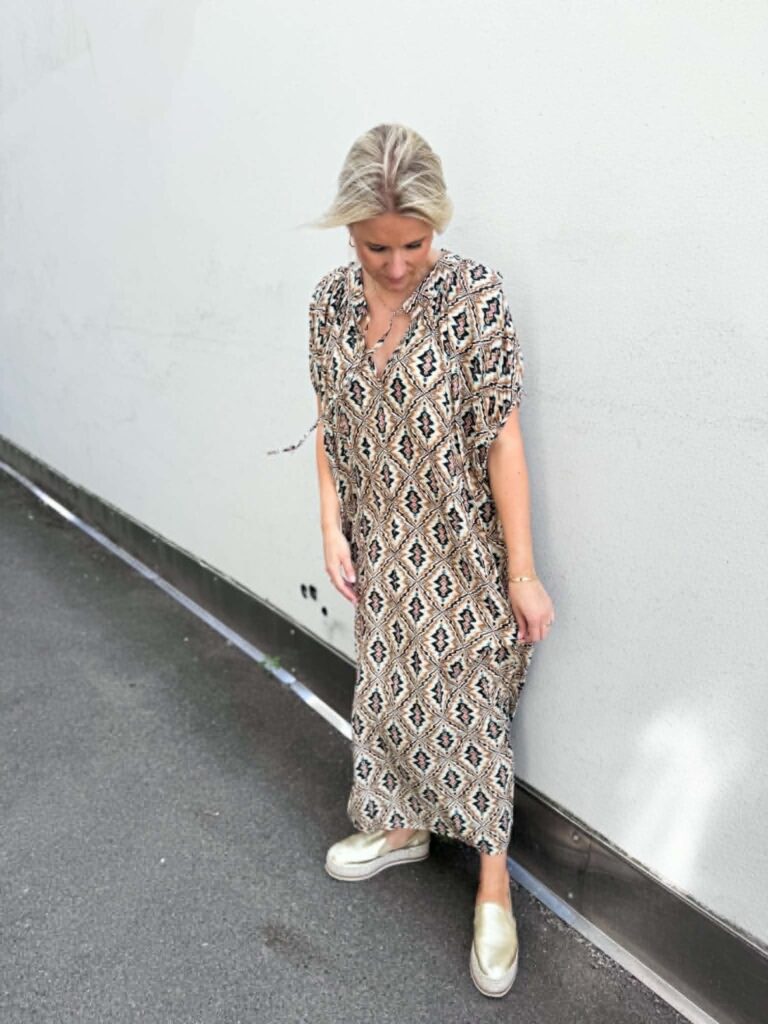IBC Collection Alva Dress Multi Brown