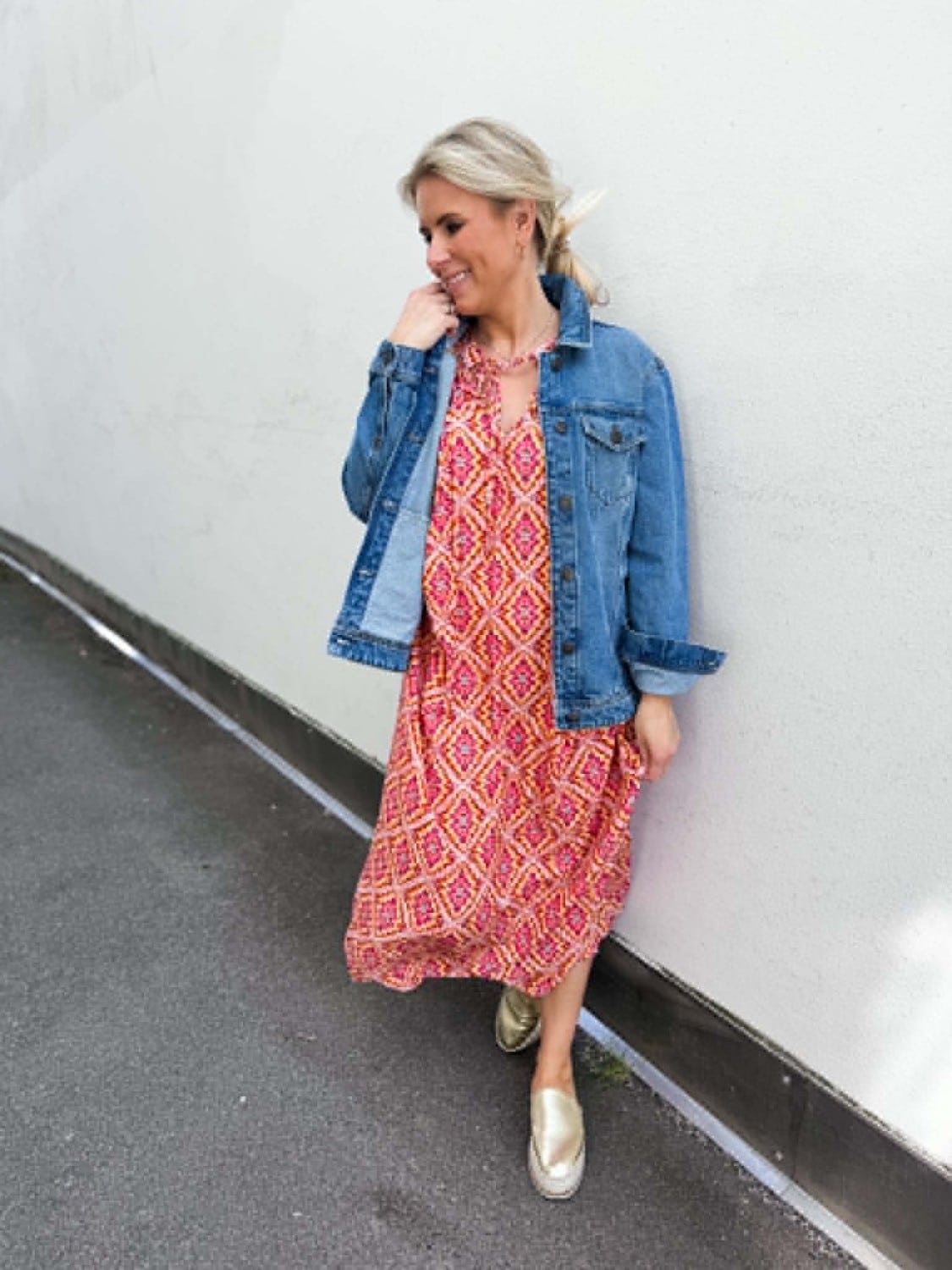 IBC Collection Alva Dress Multi Orange