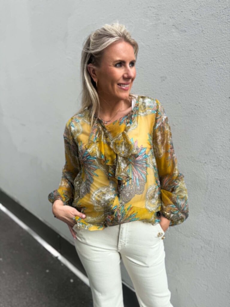 Katrin Uri Vintage Silk B. Dark Yellow