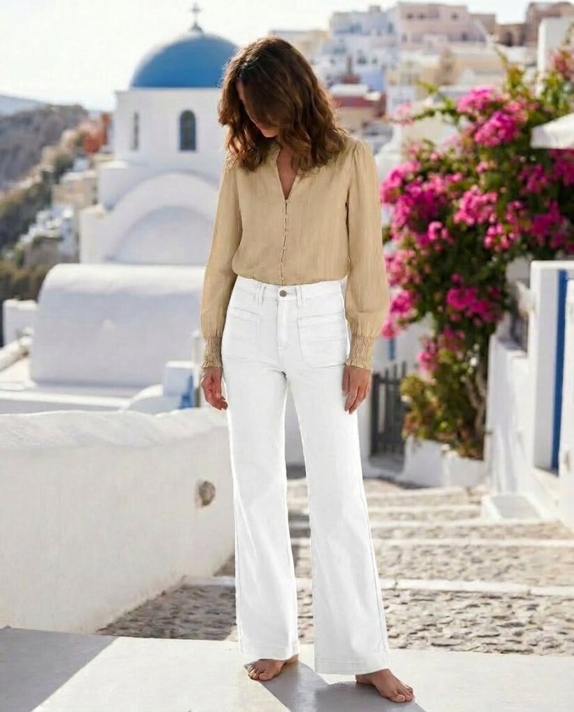 Marc Lauge New Tutti Bootcut White