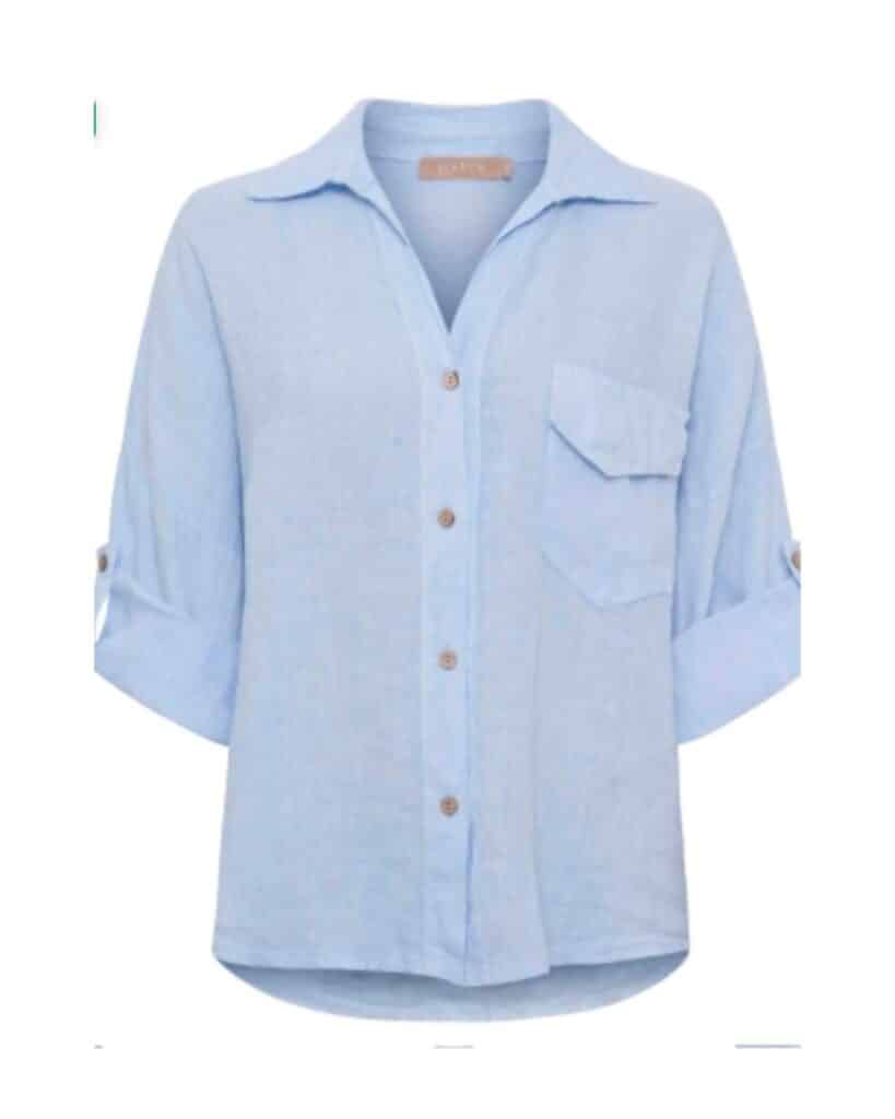 Marta Du Chateau Daira Shirt Cielo