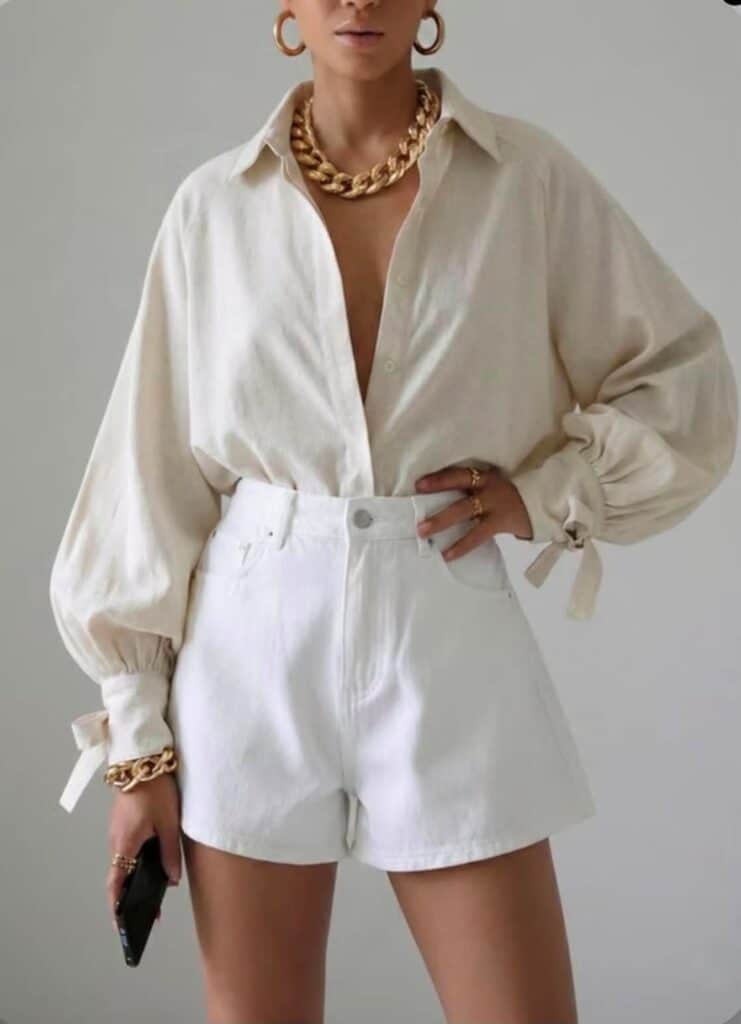 Miss Bon Blouse Off White