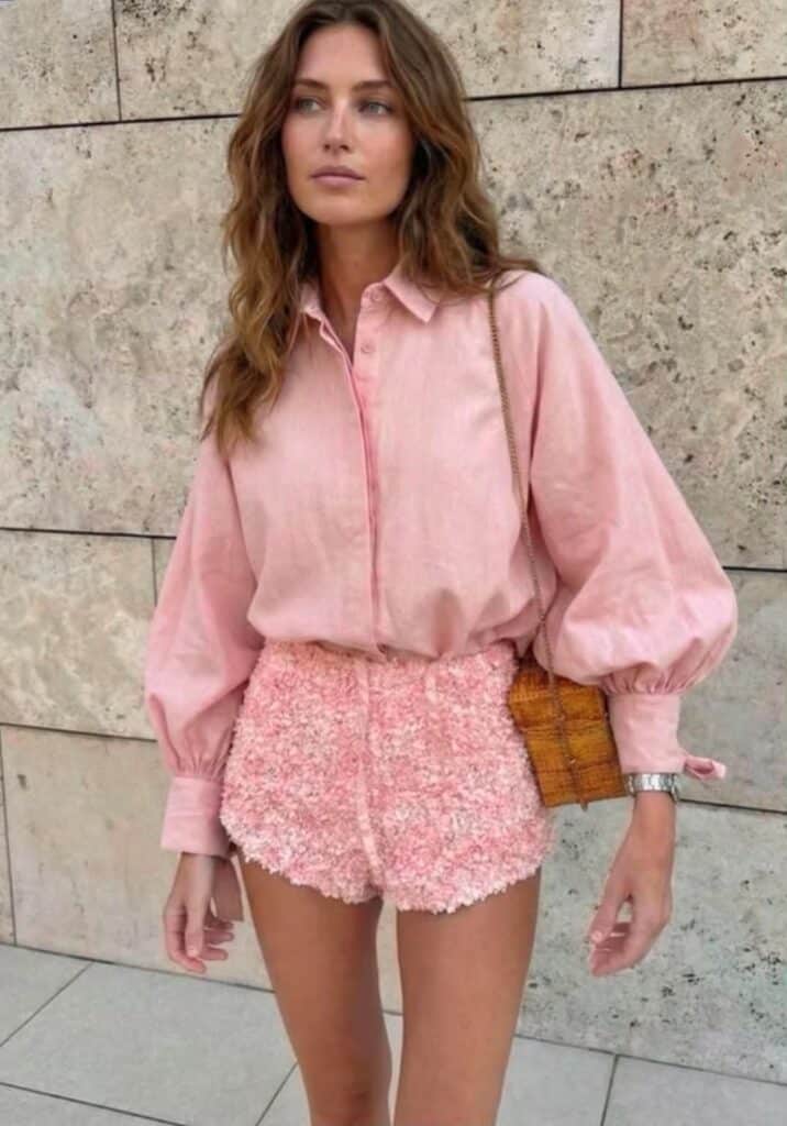 Miss Bon Blouse Peach