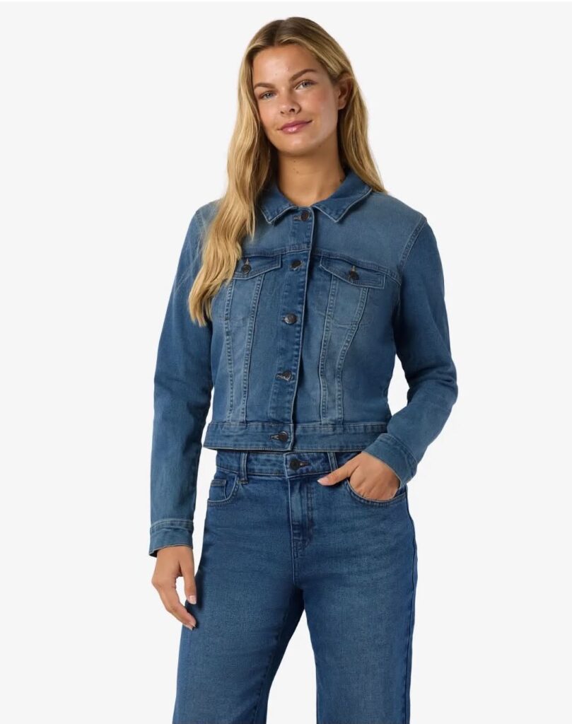 Noisy May Debra Blue Denim Jacket