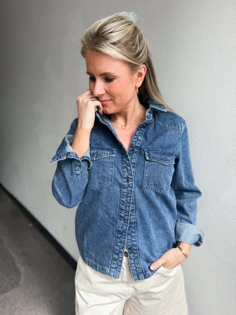 Noisy May Signe Denim Shirt