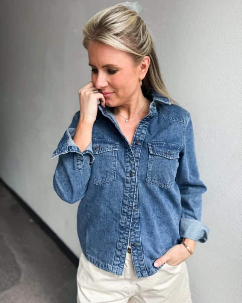 Noisy May Signe Denim Shirt