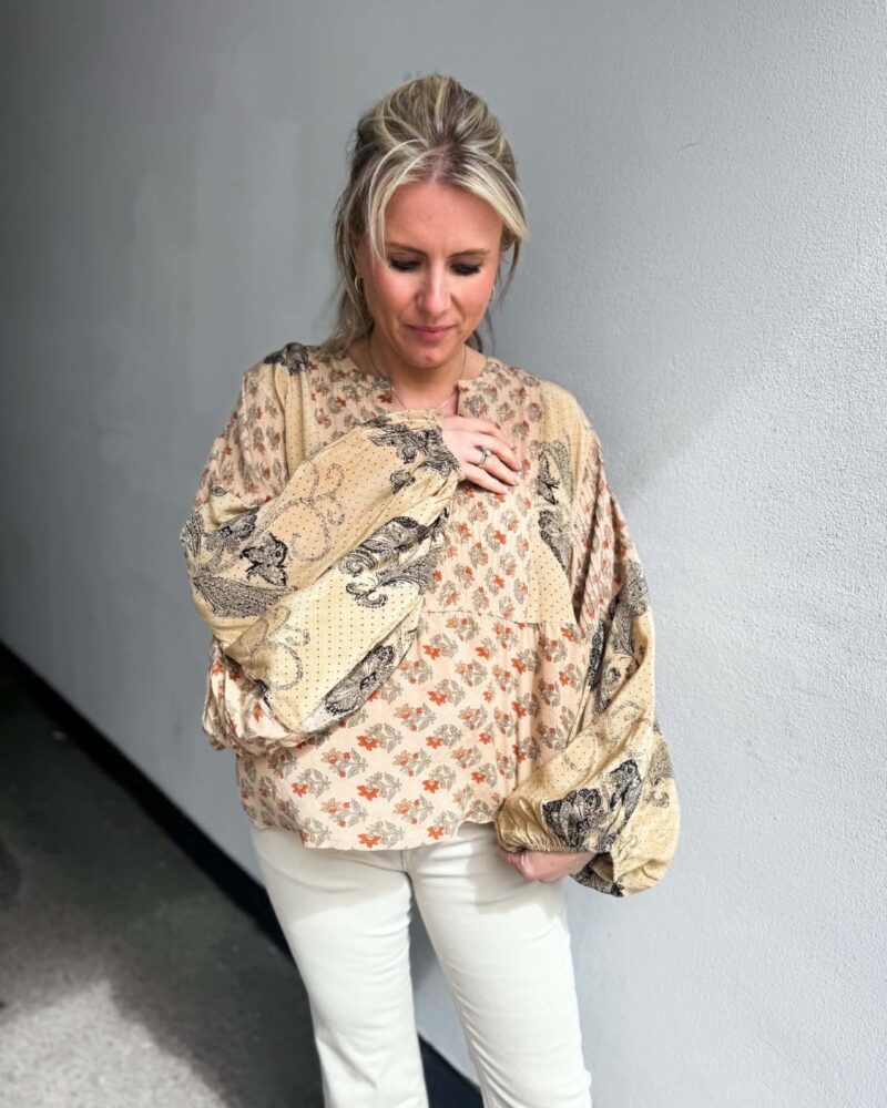 Sissel Edelbo Bibi Balloon Silk Top No. 511