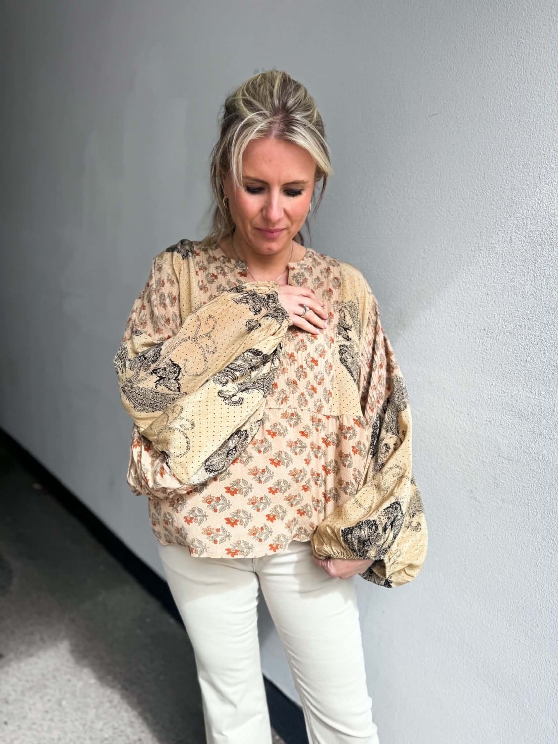 Sissel Edelbo Bibi Balloon Silk Top No. 511