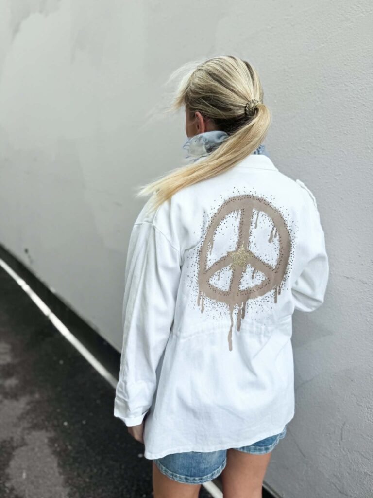 The Peace Jacket White