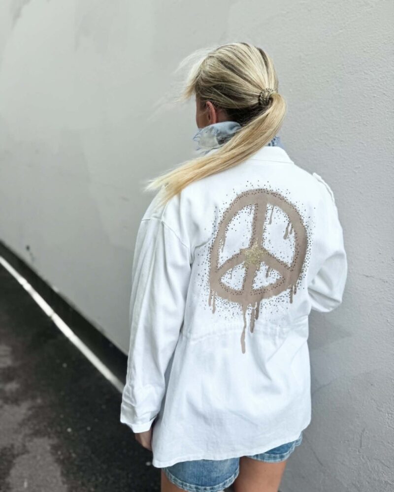 The Peace Jacket White