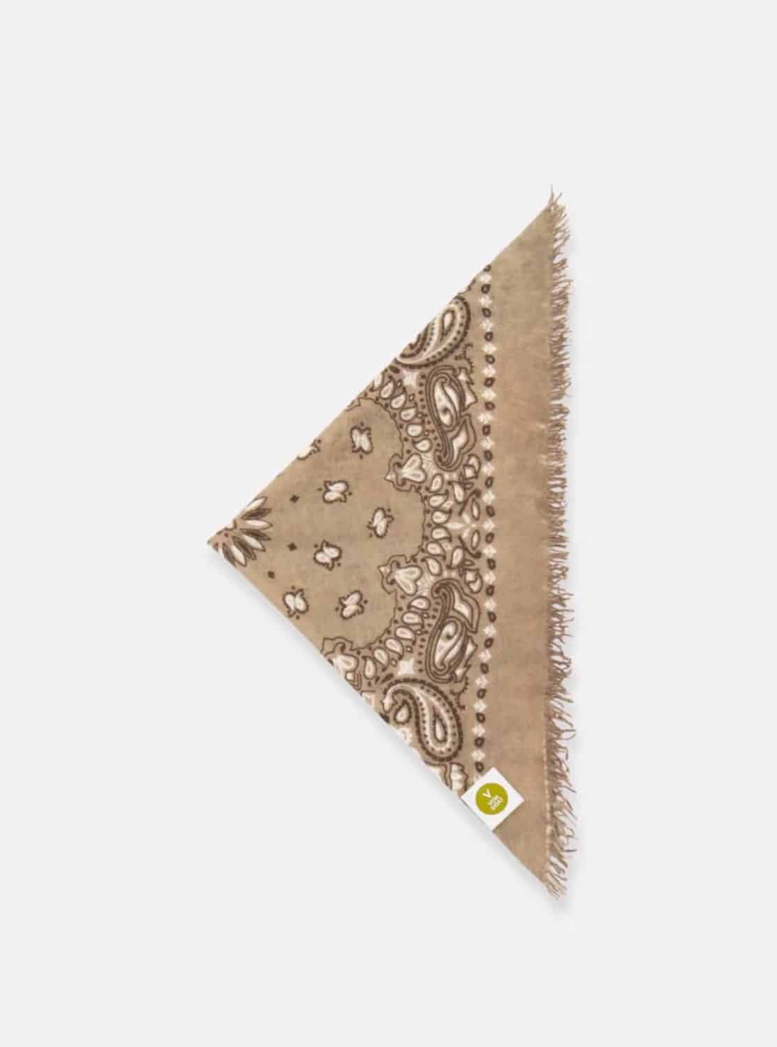 Von Goat Bandana Calvina Paisley Scarf D.Brown 27-A-WF