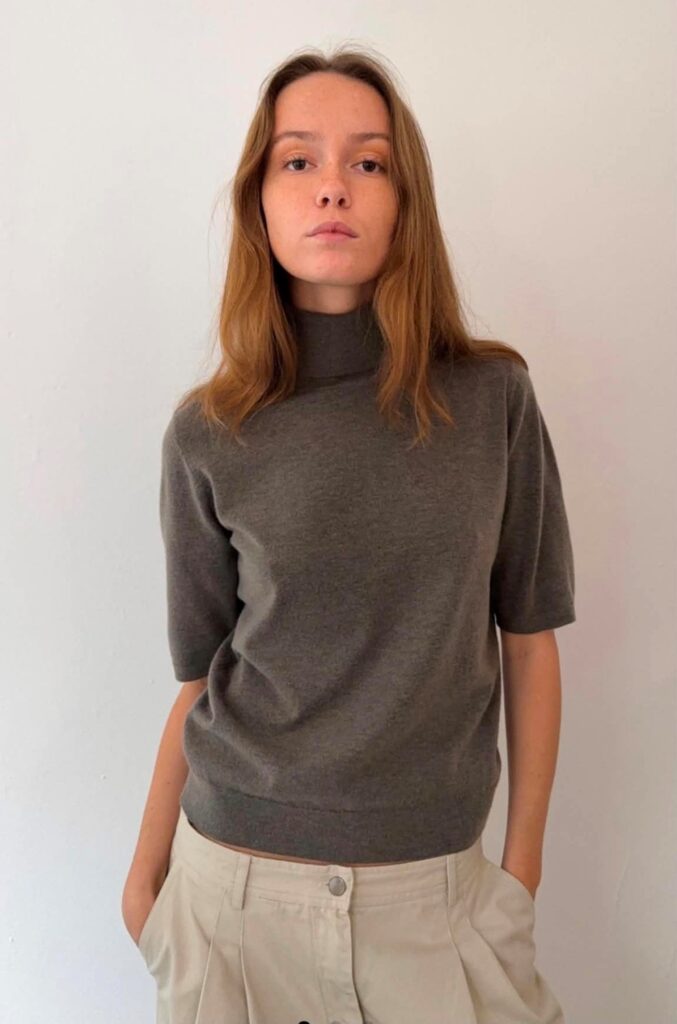 Boii Aksa T-neck knit Mole