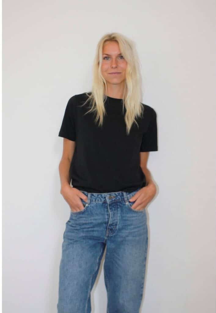Boii Sam O-neck tee Black