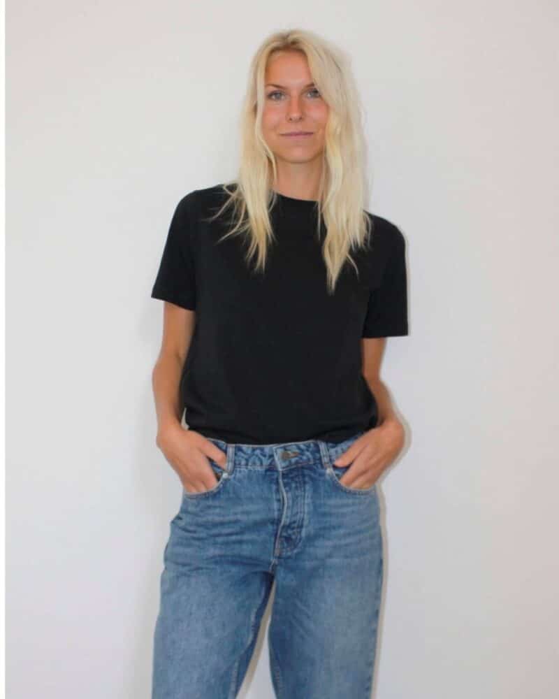 Boii Sam O-neck tee Black