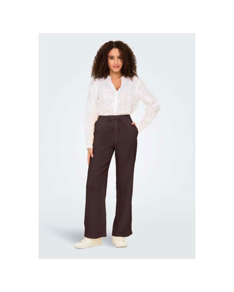 JDY Heis Wide Pant Chocolate Torte