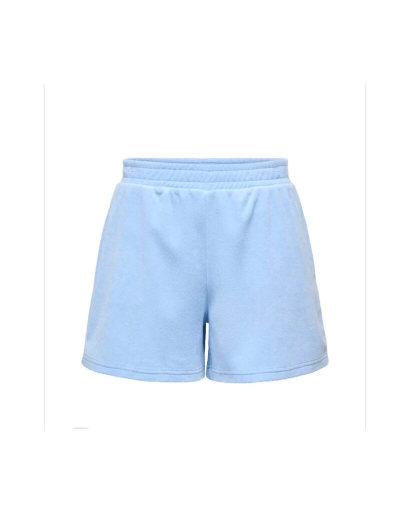 Jdy Terry Pocket Shorts Light Blue