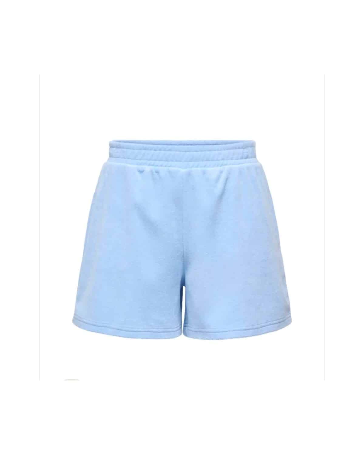 Jdy Terry Pocket Shorts Light Blue