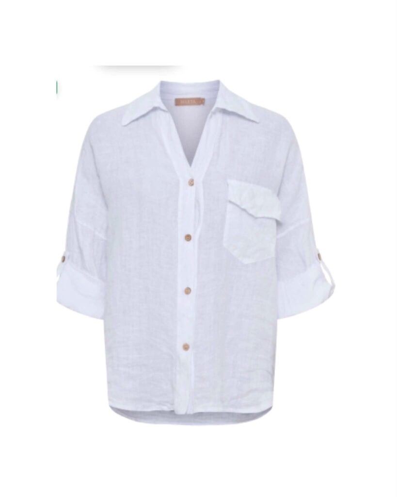 Marta Du Chateau Daira Shirt Optical White