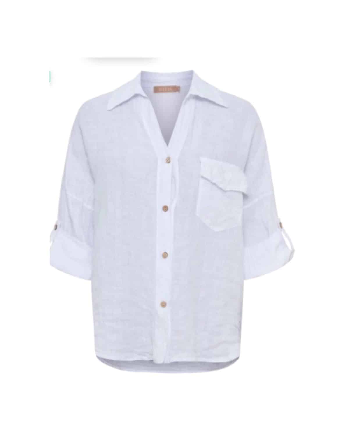 Marta Du Chateau Daira Shirt Optical White