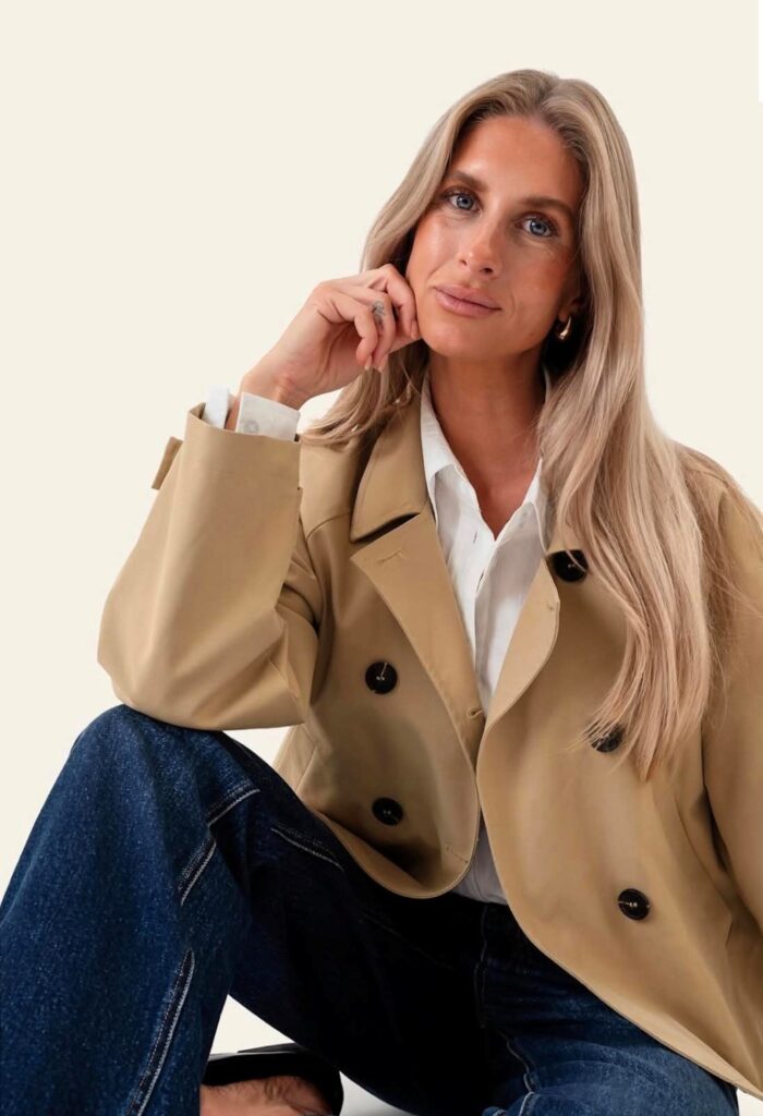 By Ic Luna Trenchcoat Dark Beige