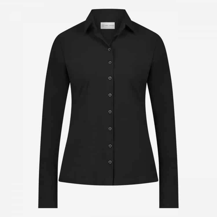 Jane Lushka Blouse Betty Tech. Jersey Black