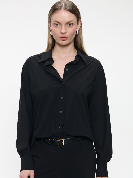 Jane Lushka Blouse Ivona Jersey Black