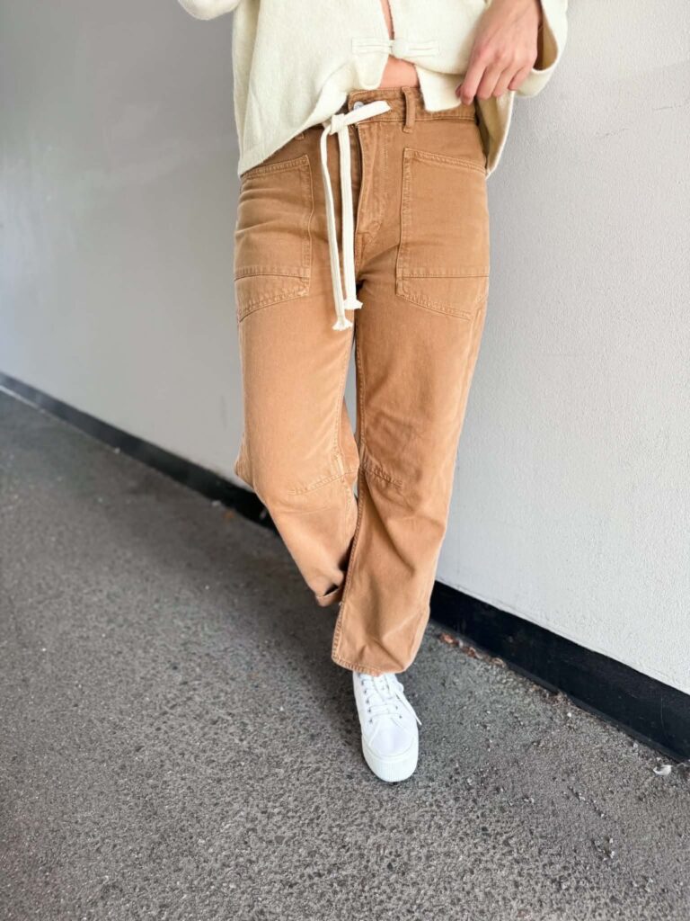 Le Temp Des Cerises Jeans madie Camel