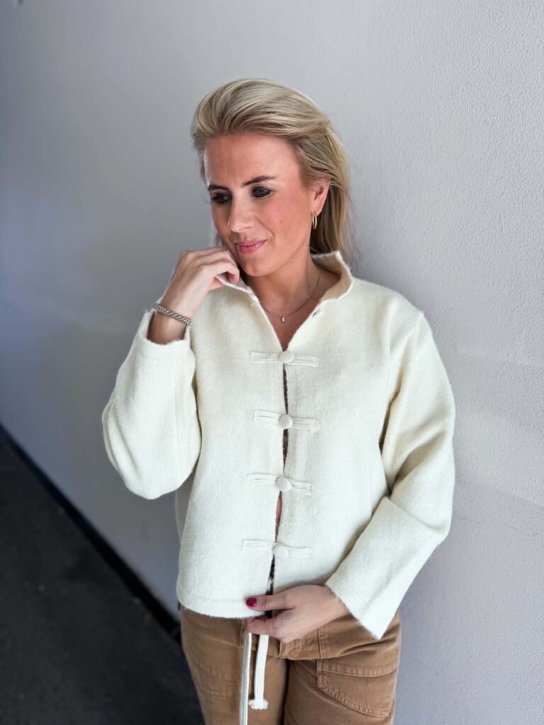 Miss Bon Cardigan Off White