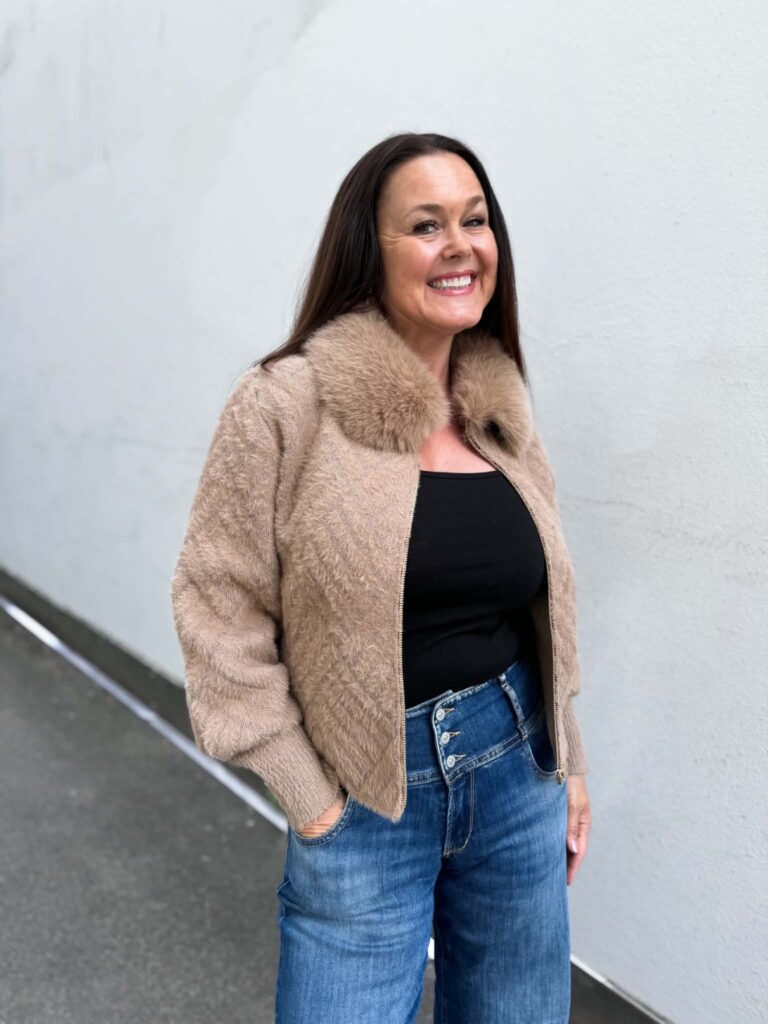 Pho Firenze Ciacca Di Maglia Cardigan Camel