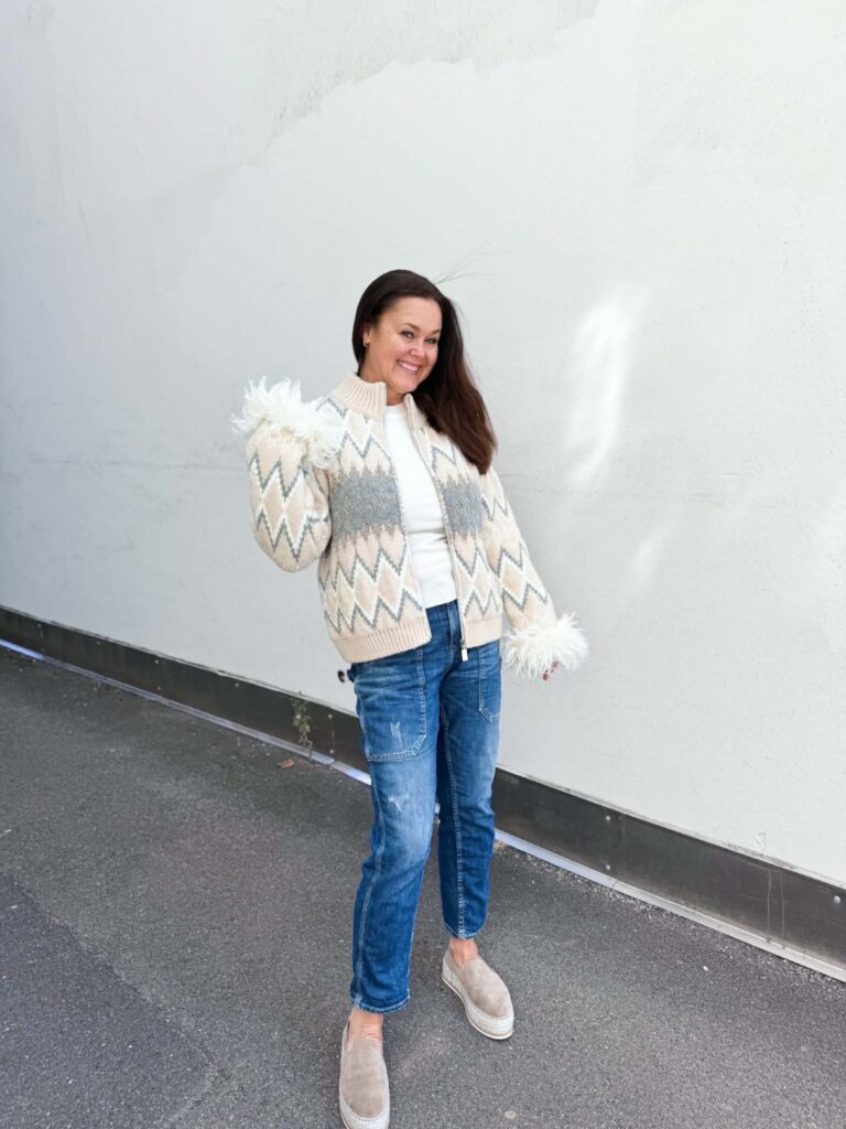 Pho Firenze Knit Cardigan Ski Club