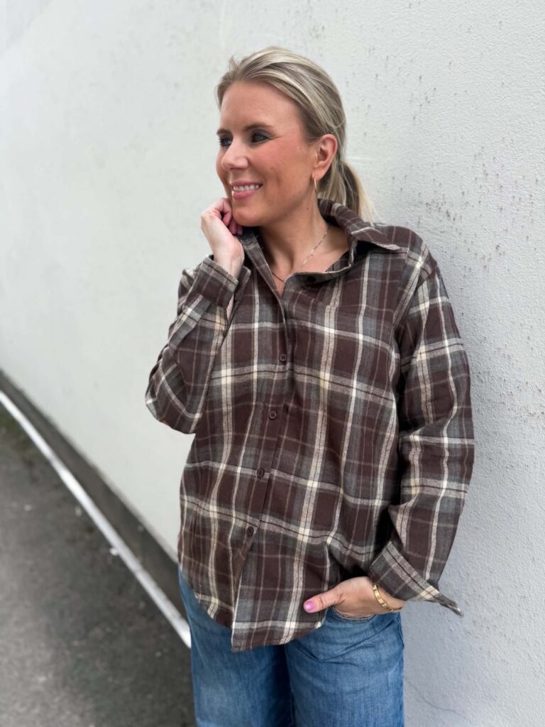 Qnuz Lumber Jacket Shirt Brun