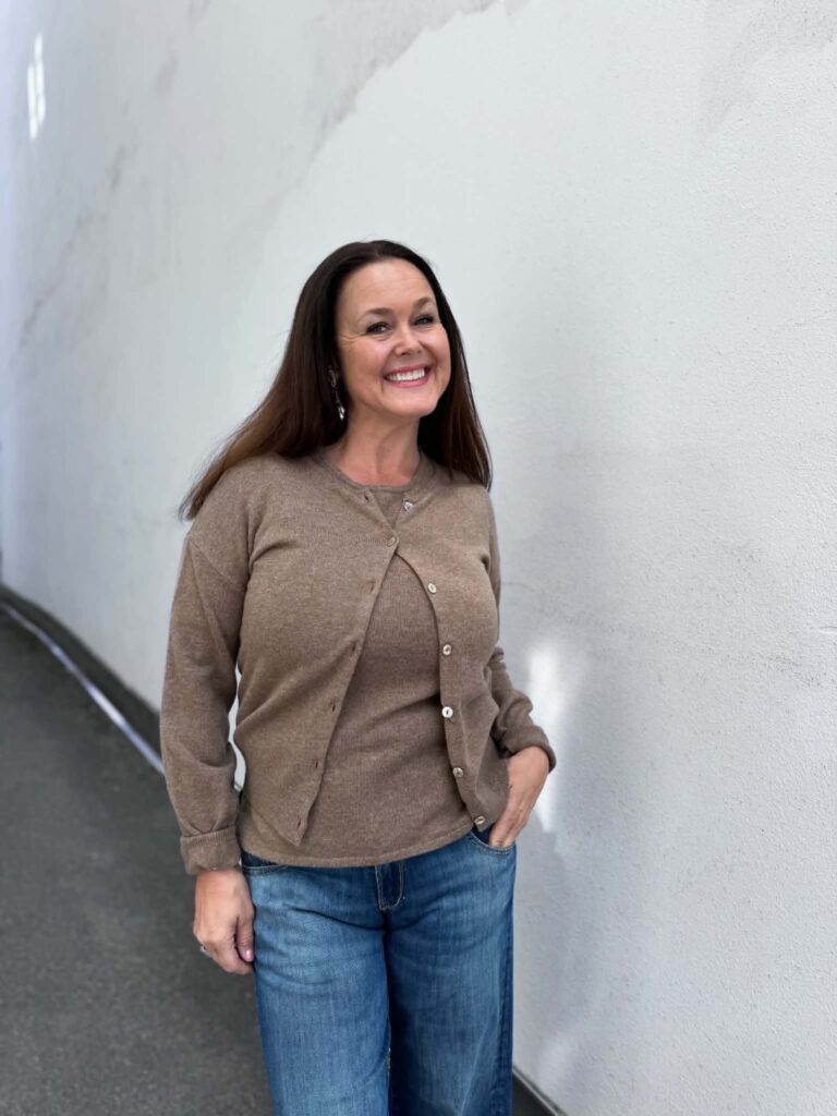 Rêve Louise Cardigan Brown