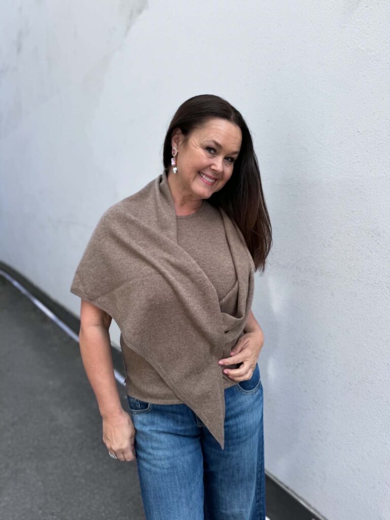 Rêve Louise Scarf Brown