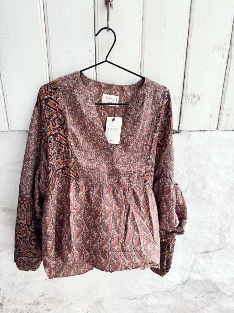 Sissel Edelbo Bibi Balloon Silk Top No 557